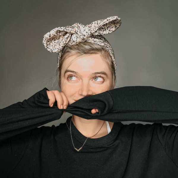 The Dalmatian Headband & Scrunchie | Miakoda New York x WABI-SABI